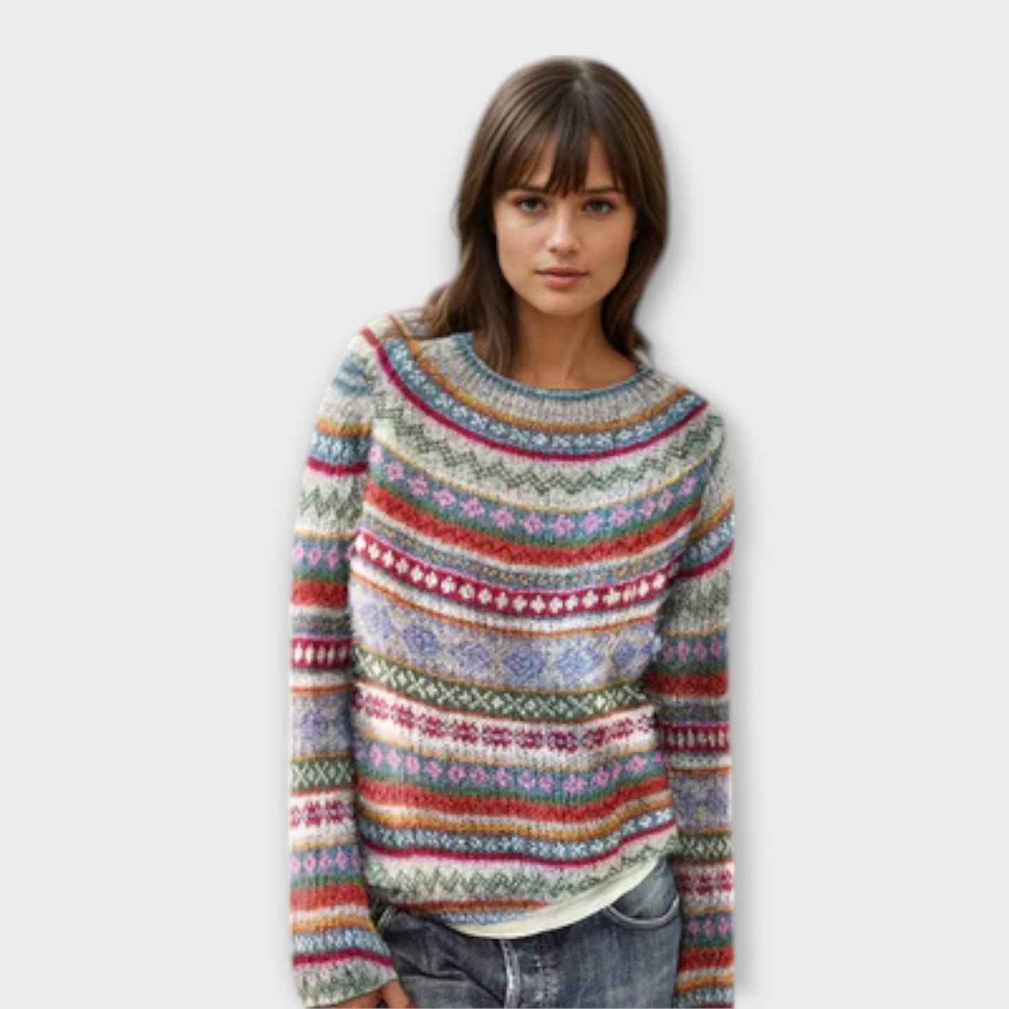 Casual and Comfortable Striped Sweater