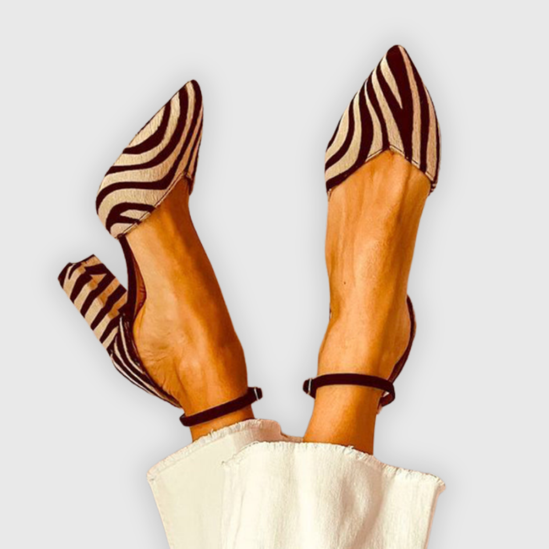 Miranda | Zebra Print Sandals