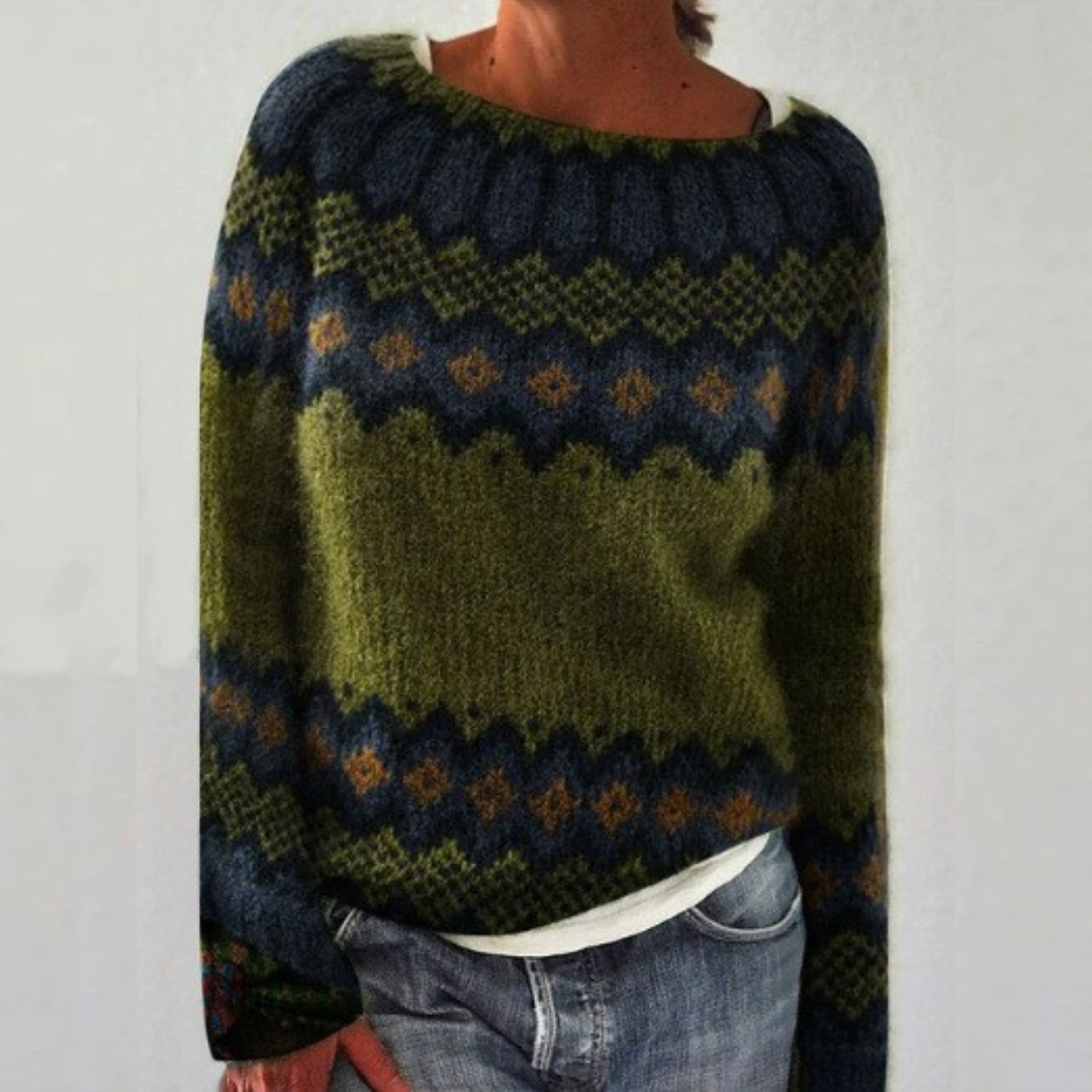 Anita | Comfortable Retro Sweater