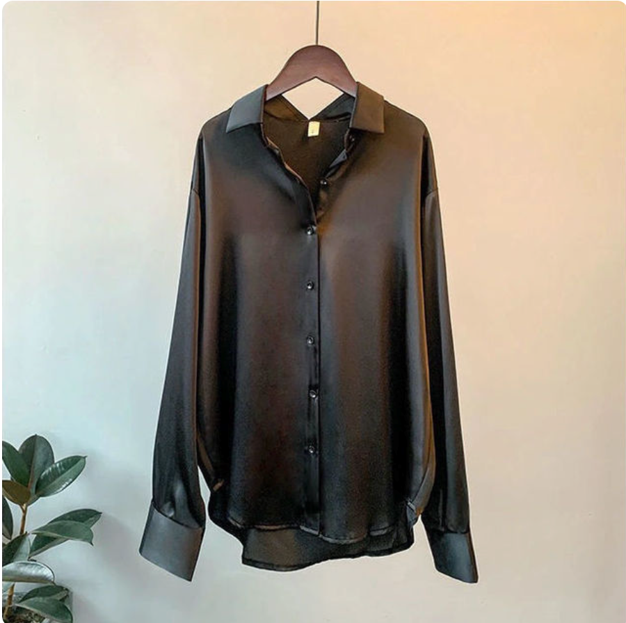 Olivia | Luxe Satin Blouse