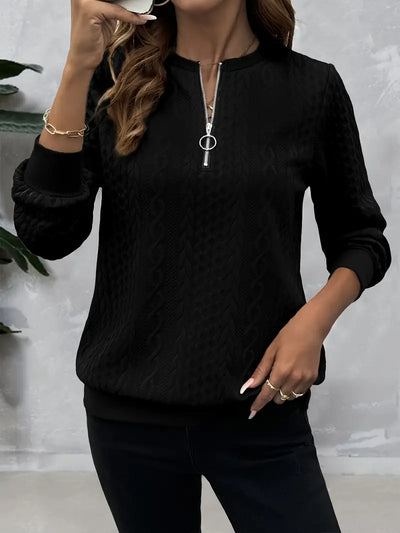 Liam | Chic Zip-Up Sweater for Cozy Elegance
