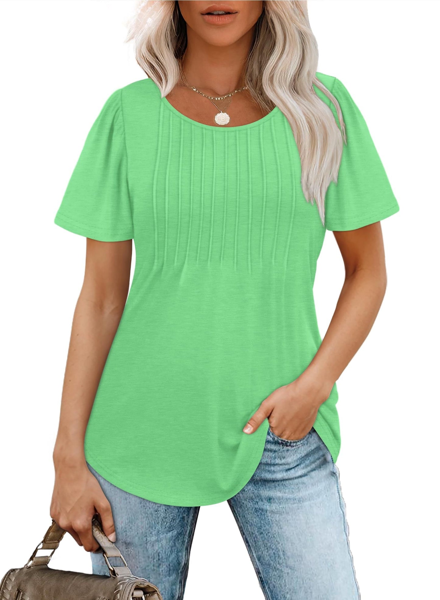 Amelie | Elegant Pleated Top