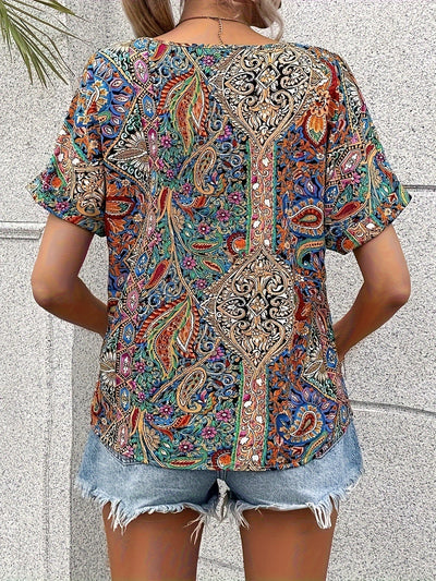 Chic SARA V-Neck Blouse for Effortless Style |