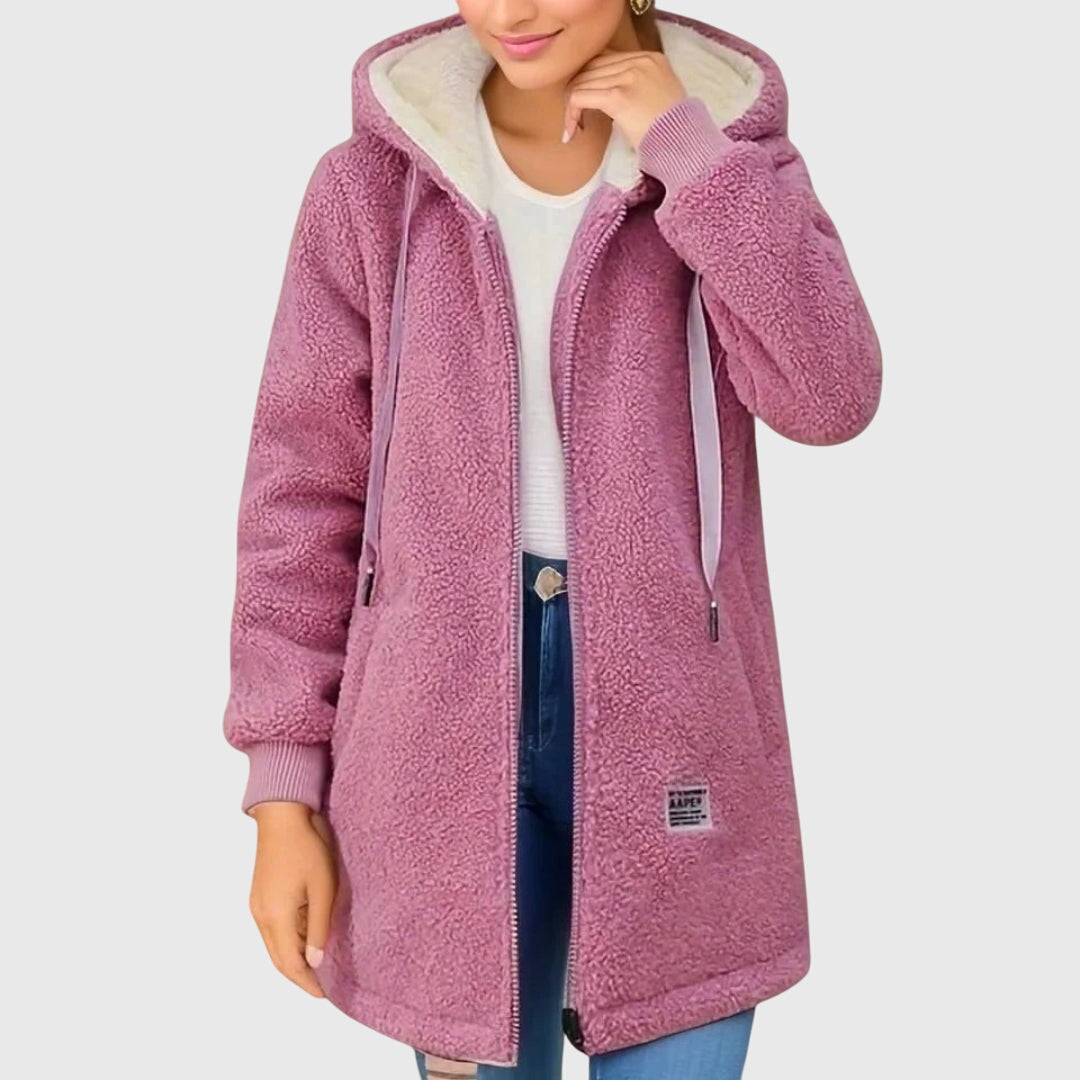 Amelia | Women’s Hooded Teddy Jacket