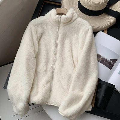 Riley | Snuggly Teddy Coat with Zip Closure