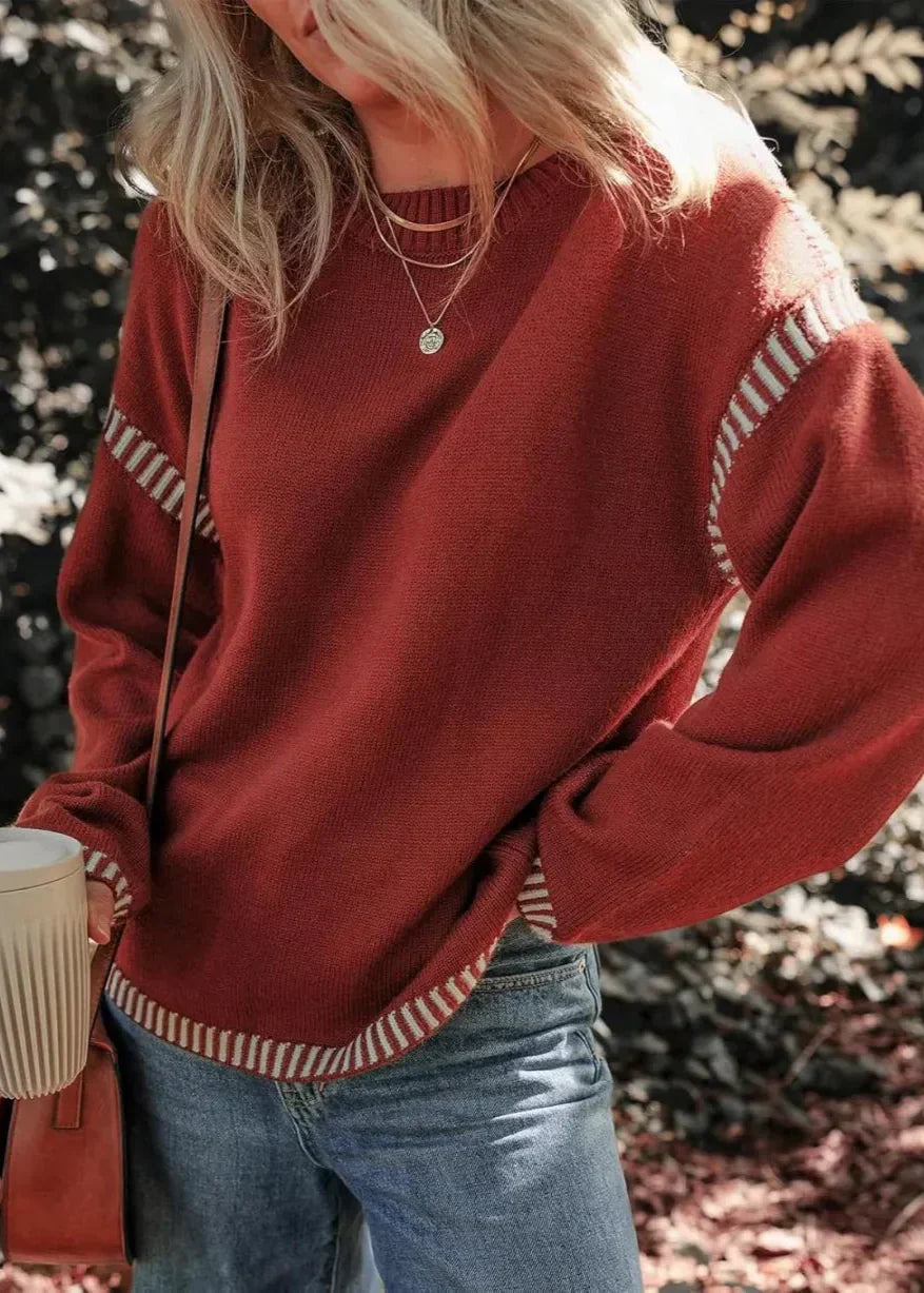 Marisa | Chic Contrast Sweater