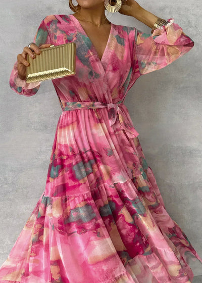Emily | Feminine Wrap Dress in Bloom