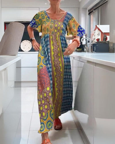 Melania | Colurful Bohemian Dress
