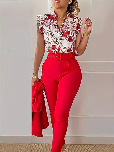 Emily | Elegant Ruffle-Sleeve Dress