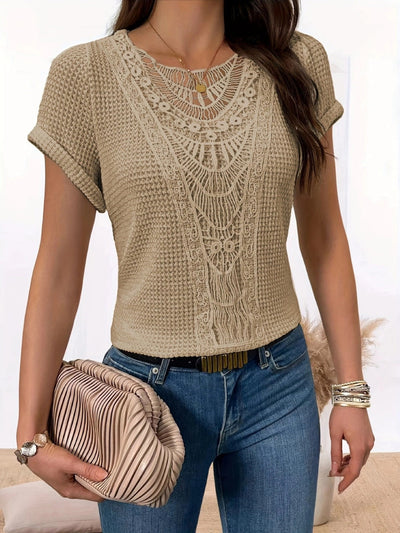 Clio | Elegant Knitted Top Featuring Exquisite Details