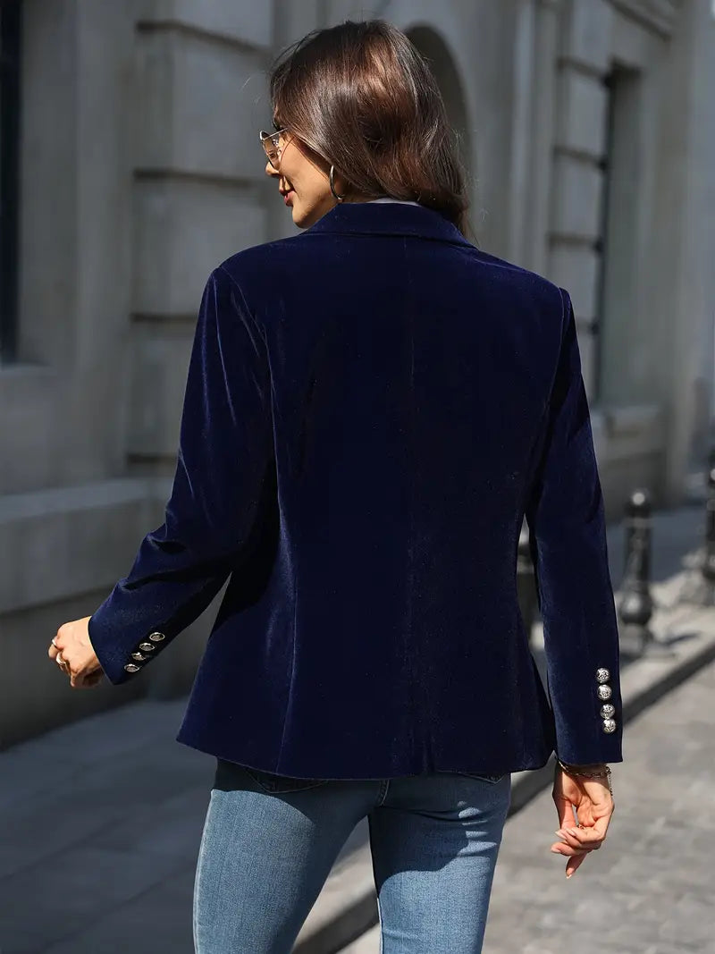 Julissa | Tailored Velvet Blazer