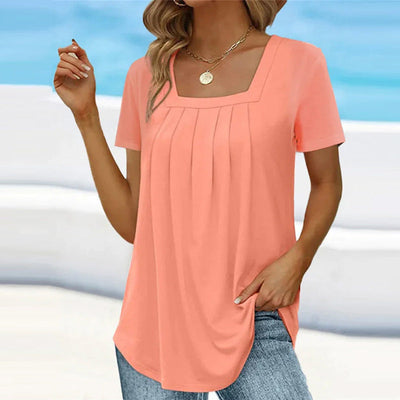Brenda | Chic Pleated Blouse