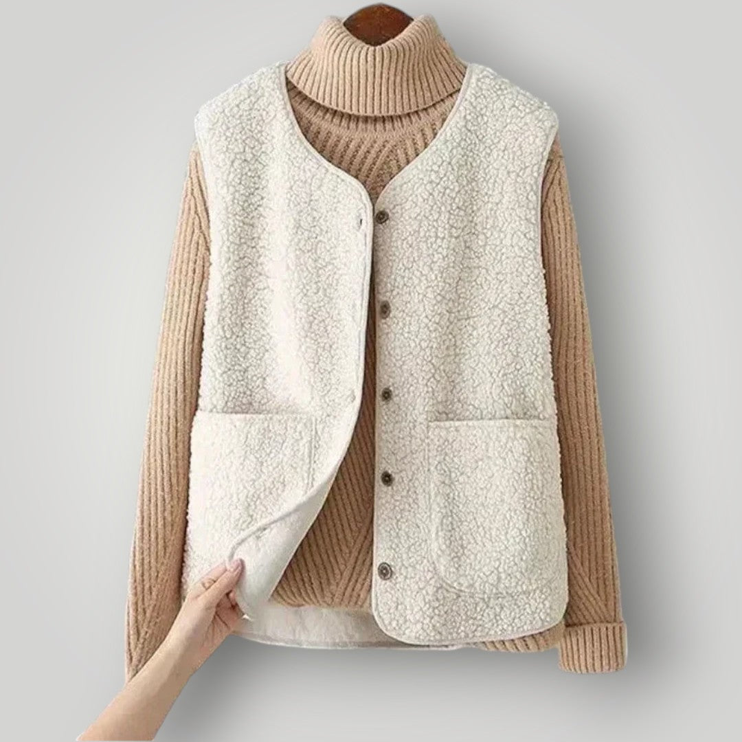 Layla | Stylish Multi-Functional Wool Vest