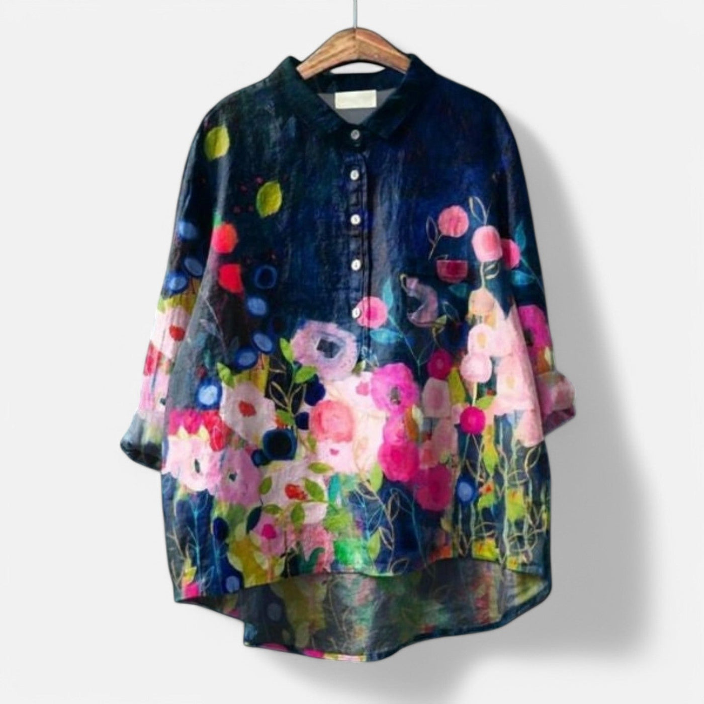 Kiara | Chic Floral Loose Fit Blouse