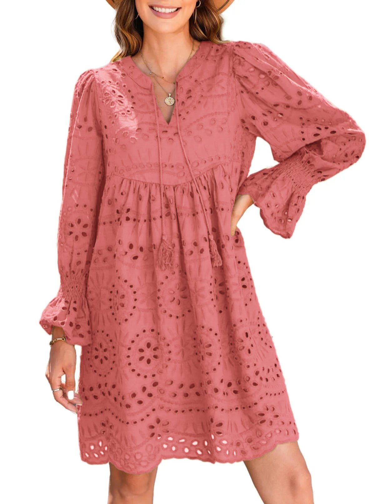 Carmela | Lace Ruffle Midi