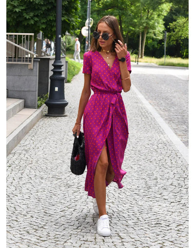 Samantha | Chic Floral Elegance Dress