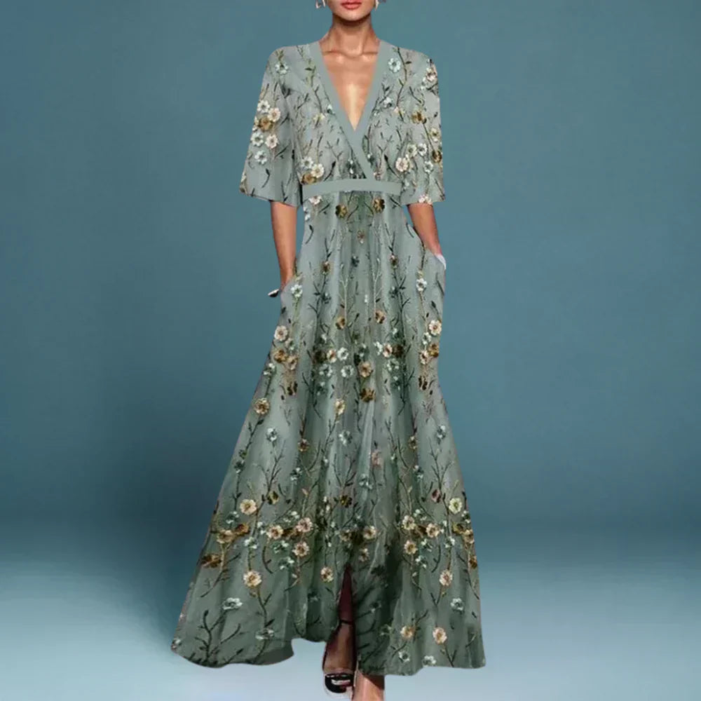 Grace | Elegant Summer Floral Dress