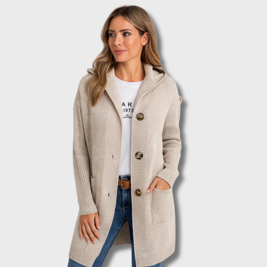 Olga | Elegant Long Knitted Cardigan
