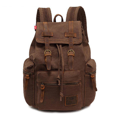 Emily | Retro Multi-Pocket Flap Backpack