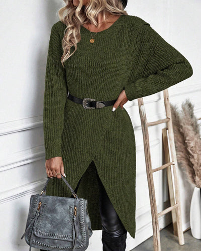 Addison | Cozy Asymmetrical Sweater Dress