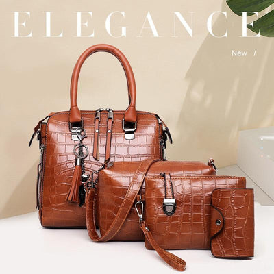 Sophia Timeless Chic | Sleek 4-Piece Bag Collection