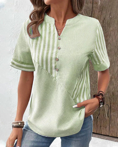 Monroe | Striped Soft Blouse