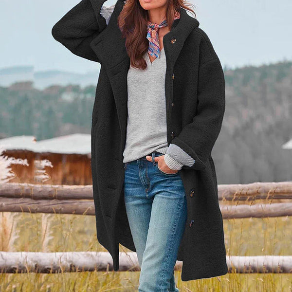 Sophia | Elegant Cozy Wool Long Coat