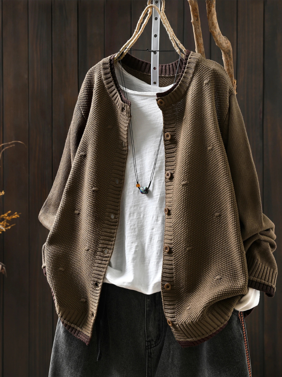 Isolde - Textured Cardigan