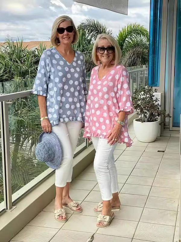 Emily | Chic V-Neck Blouse