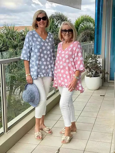 Emily | Chic V-Neck Blouse