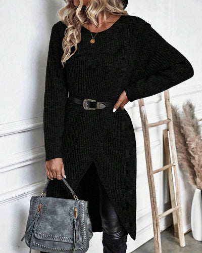 Addison | Cozy Asymmetrical Sweater Dress