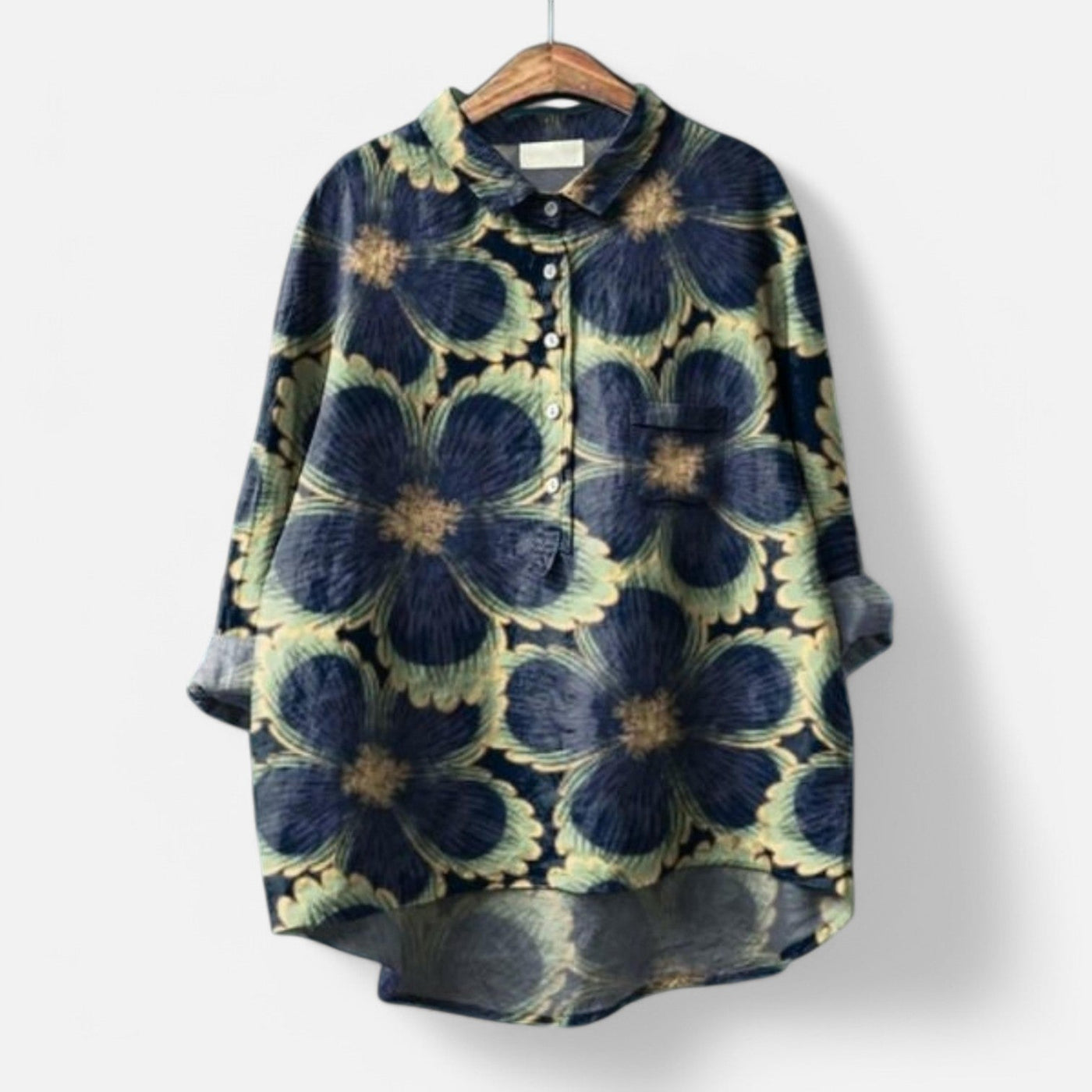 Kiara | Chic Floral Loose Fit Blouse