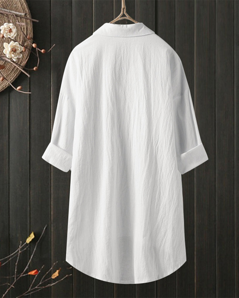 Sophia | Relaxed Fit Solid Color Top