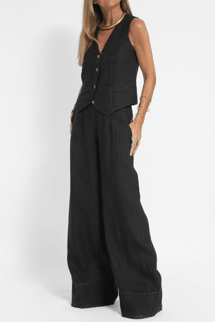 Martina | Tailored Linen Blend Set