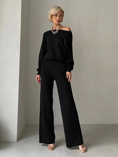 Sophie | Chic Winter Knit Monochrome Set
