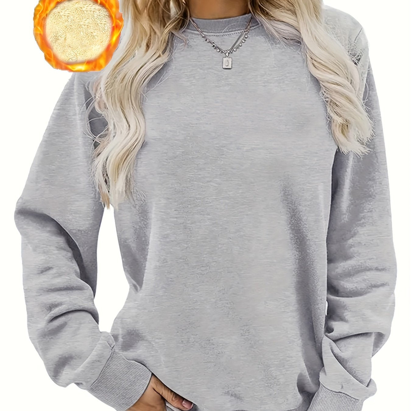 Mila | Winter Pullover Thermal Sweatshirt