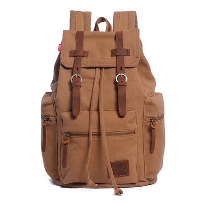 Emily | Retro Multi-Pocket Flap Backpack