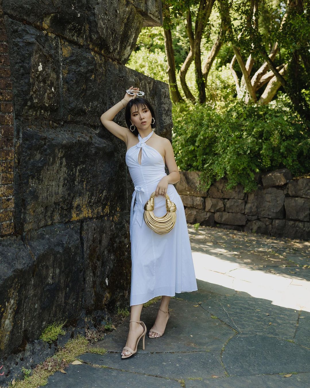 Sophia | Elegant Chic Gold Handbag