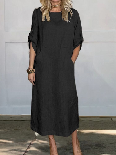 Sophie | Stylish Linen Dress with Pockets