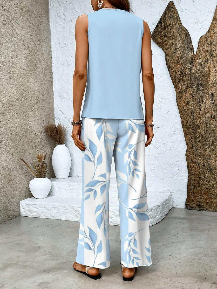 Alba | Stylish Floral Top | Trouser Set