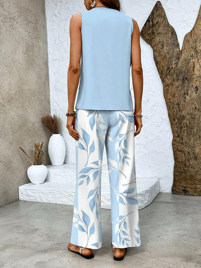 Alba | Stylish Floral Top | Trouser Set