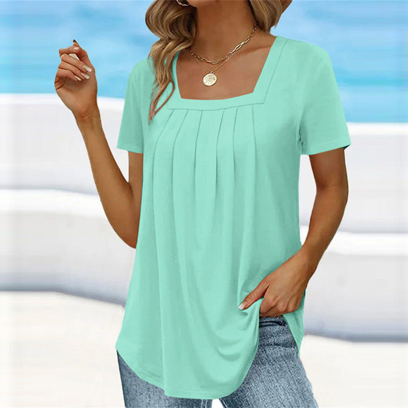 Brenda | Chic Pleated Blouse