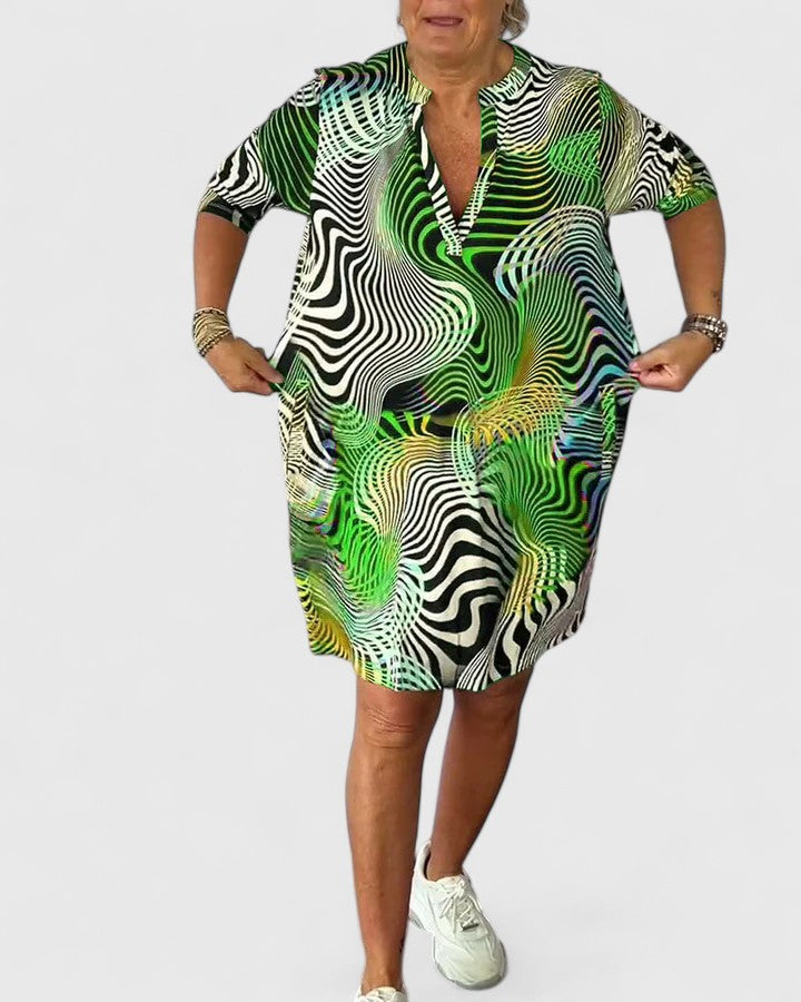 Helinae™ | Stylowa Sukienka z Dekoltem w Kształcie V