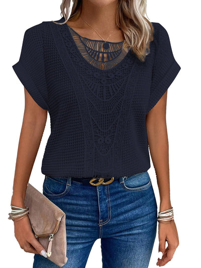 Clio | Elegant Knitted Top Featuring Exquisite Details