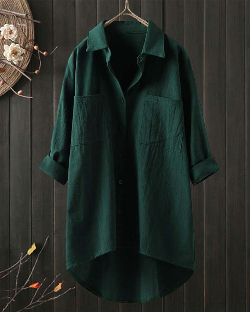 Sophia | Relaxed Fit Solid Color Top