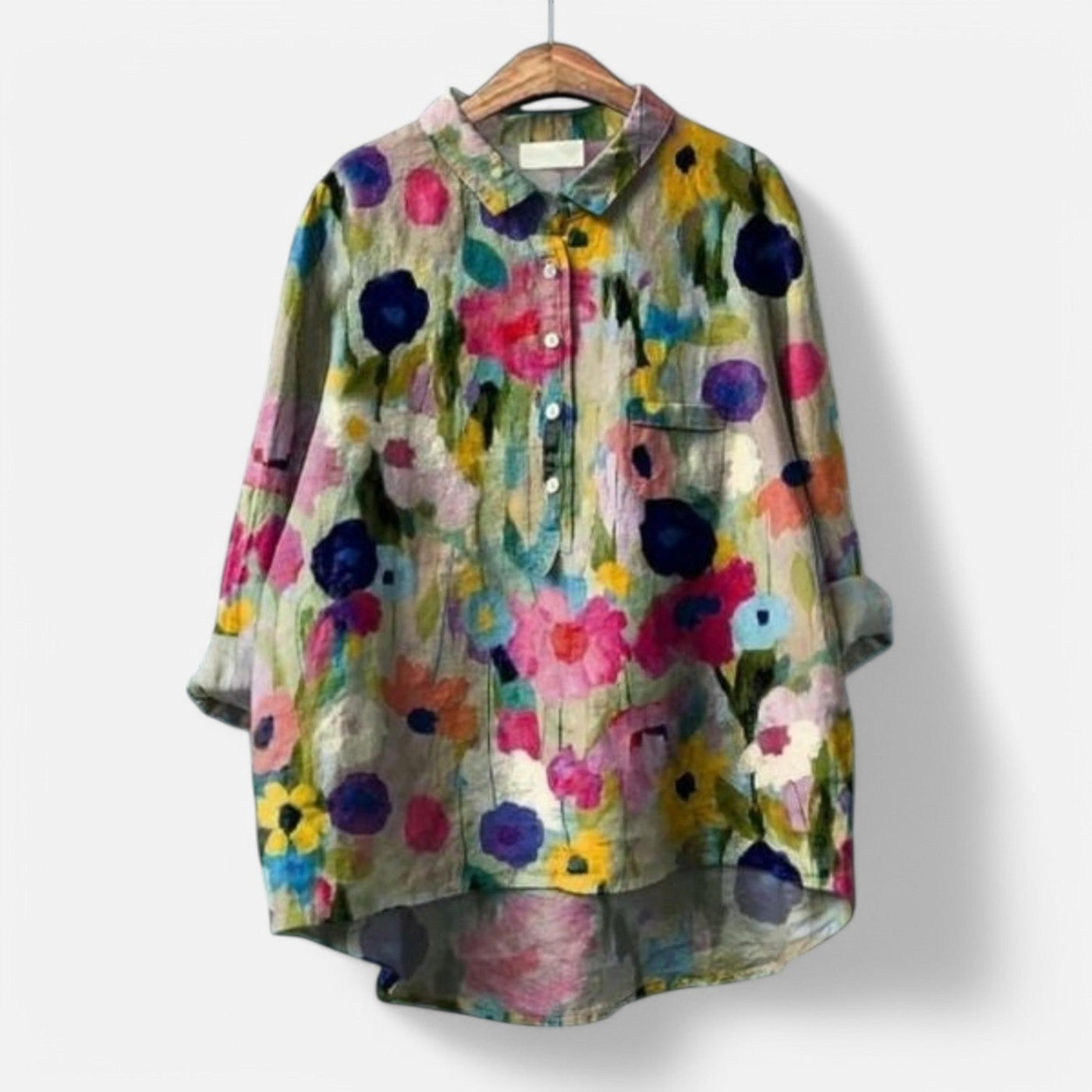 Kiara | Chic Floral Loose Fit Blouse