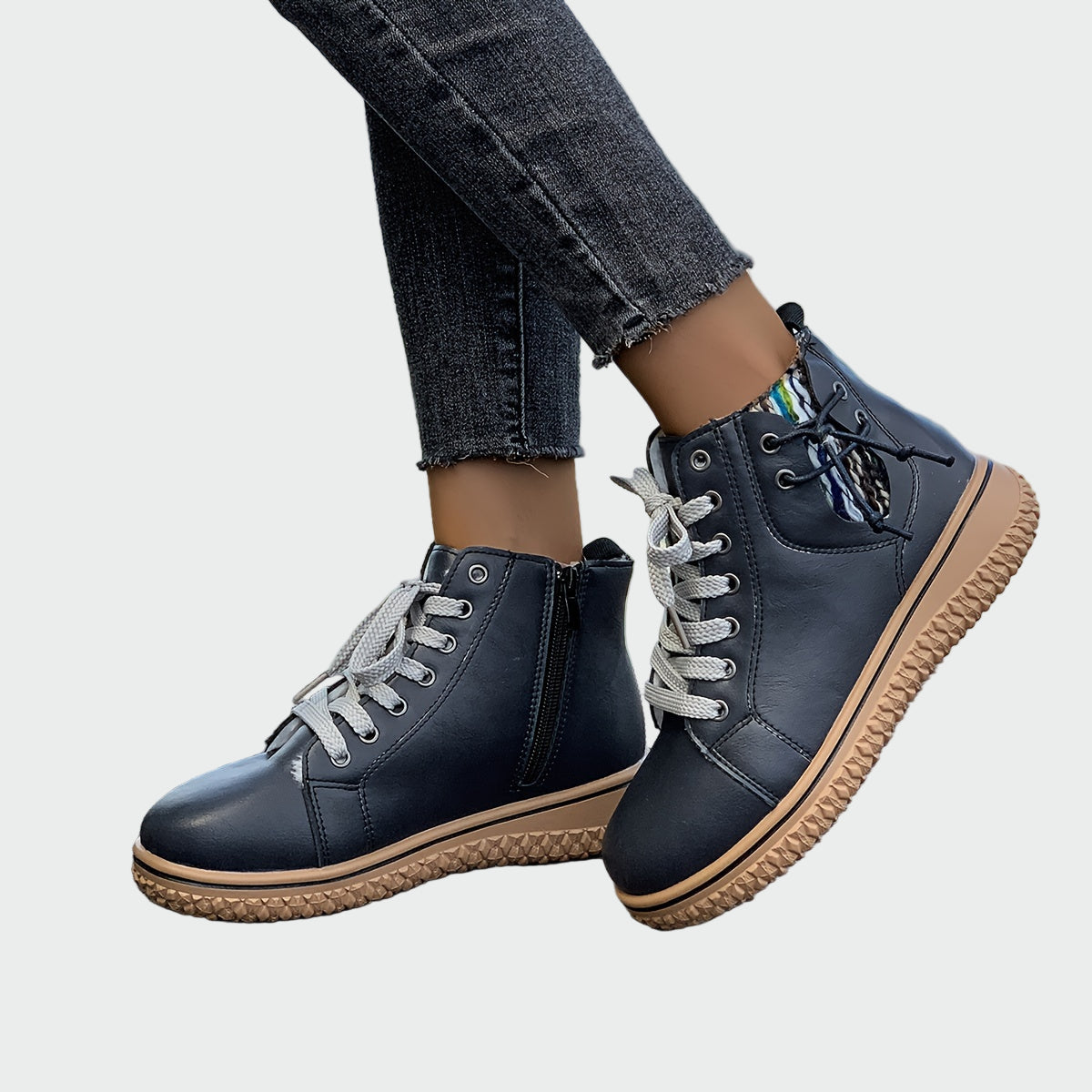 Sophie | Orthopedic Leather Ankle Boots