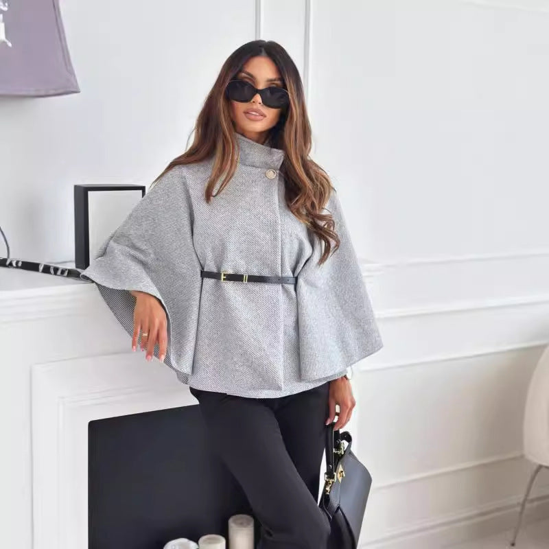Selviora | Belted Cape Top