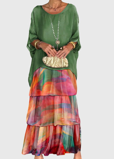 Susan™ | Długa i Jasna Elegancka Sukienka