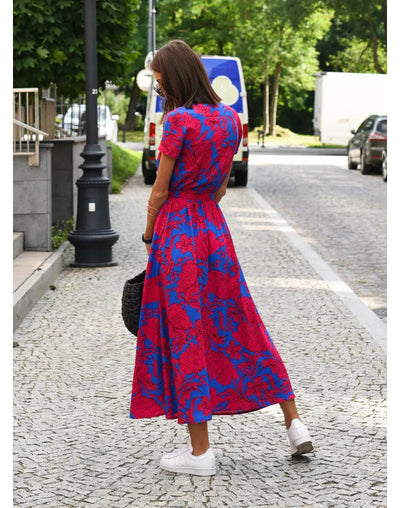 Samantha | Chic Floral Elegance Dress